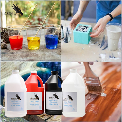 Produttori liquidi dell'epossiresina dell'epossiresina del piano d'appoggio di legno di prezzi chiari trasparenti all'ingrosso di Resina Epoxica