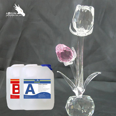 Epossiresina resistente UV Crystal Clear Ultraviolet Curing Pouring della colla dura