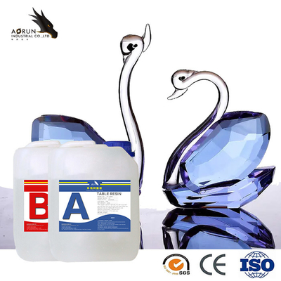 Epossiresina chiara di trattamento veloce da tavolo di legno di Art Epoxy Resin Filler ab