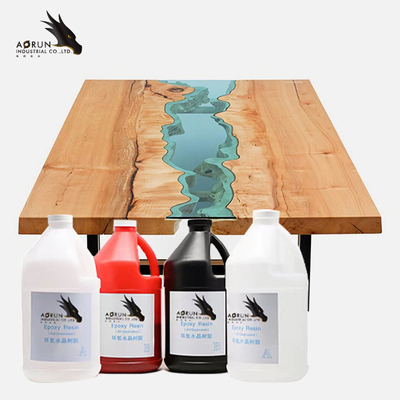Trasparente puro della colla di Crystal Clear Epoxy ab della resina del fiume dei controsoffitti di Antivari