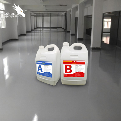 Il vetro liquido inodoro in profondità versa la resina a resina epossidica del pavimento dell'epossidico dell'autoadesivo del pavimento della pittura 3D del pavimento