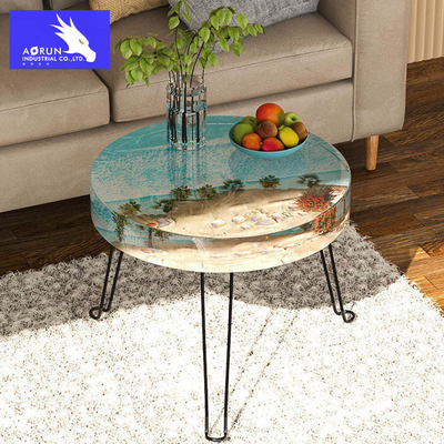 verniciatura/pavimento di Art Work Epoxy Resin Canvas del mestiere 3D che ricopre la colla di ab