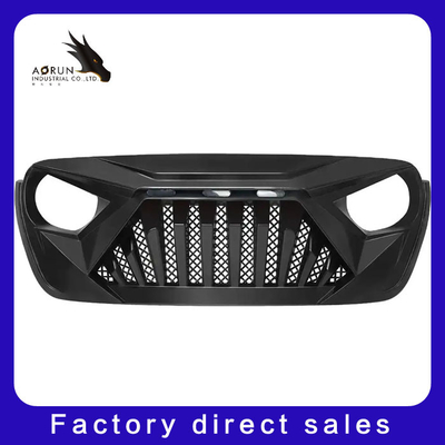 La griglia dell'automobile per la griglia 2018-2022 dello squalo dell'ABS di Jeep Wrangler JL Front Bumper Grille Glossy Black Stati Uniti ha azione