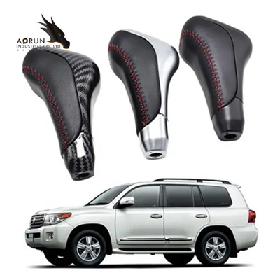 Manopola automatica di cuoio genuina nera del cambio dell'automobile della leva per la TUNDRA TRD PRO FJ di LAND CRUISER 2003-2017 LC5 4RUNNER