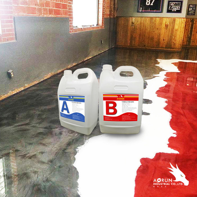 Resistenza all'urto dell'autoadesivo a resina epossidica di vetro liquido impermeabile del pavimento 2 della parte 3D